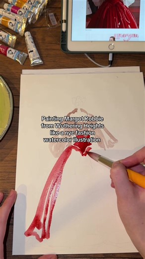 Wuthering Heights: Margot Robbie Watercolor Review