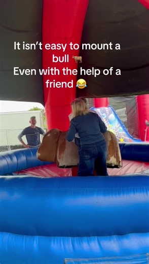 The Struggles of Bull Riding: Comedy at the Amusement Park