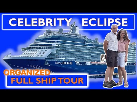 CELEBRiTY ECLIPSE Cruise Ship Tour & Review | Deck-by-Deck Walkthrough + Cabin 3149 + Camp Ocean