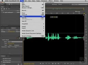 ADOBE SOUNDBOOTH CS4 AND FLASH CS4 TUTORIAL EDITING SOUND