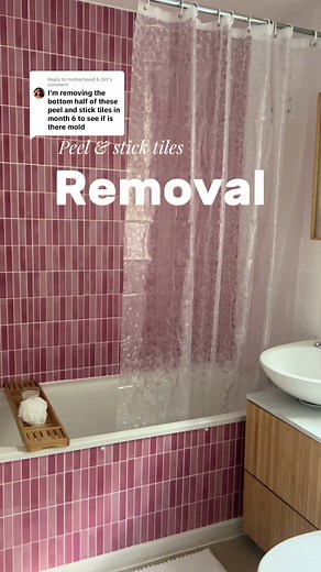 Removing Peel and Stick Tiles After Six Months