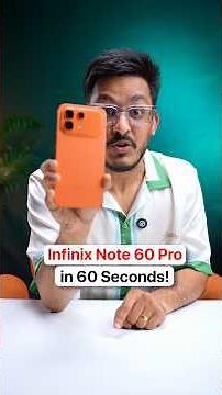Infinix Note 60 Pro in 60 Seconds!