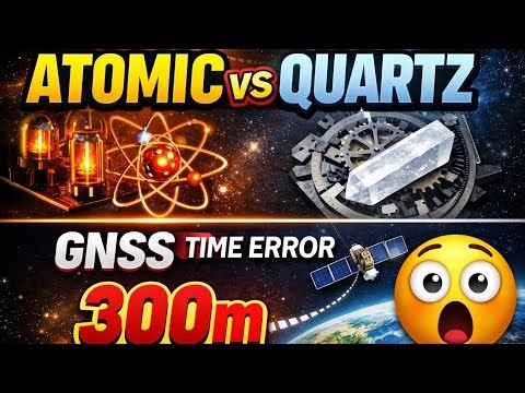 Atomic vs Quartz Clock in Satellites | GNSS Full Concept | All competitive exams