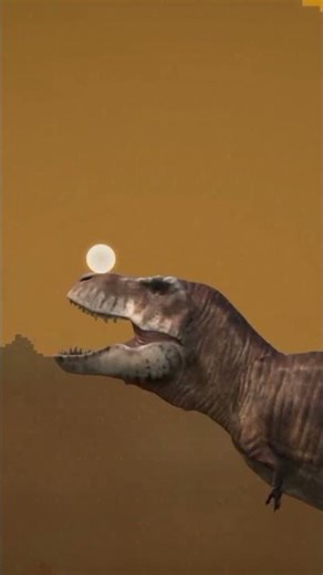 trex movie sound and real trex sound (melon edit) #jurassicworld #dinosaur