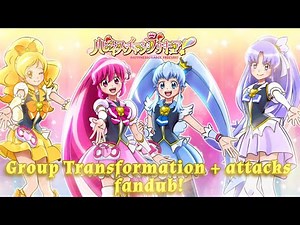 [FANDUB] Happiness Charge Precure Group Transformation