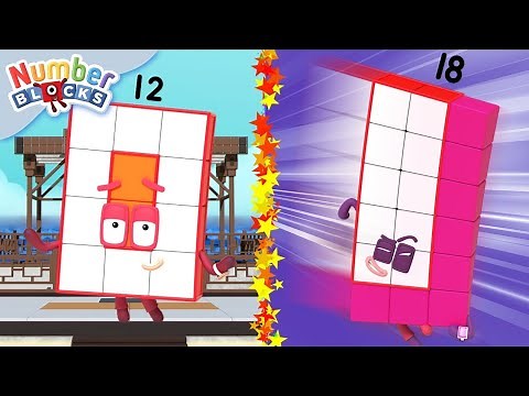 Super Rectangle Fun! | 90 Minute Compilation | 123 - Numbers Cartoon For Kids | Numberblocks