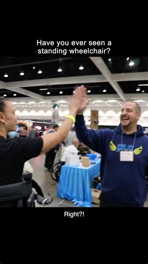 Have you ever seen a standing wheelchair?