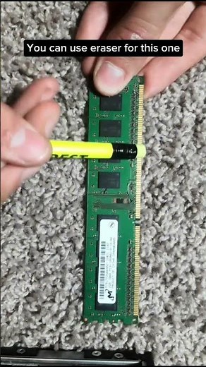Try cleaning your RAM this way to solve detection issues! 👀🤩