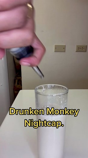 Delicious Drunken Monkey Nightcap Recipe | Bartender ASMR Cocktails