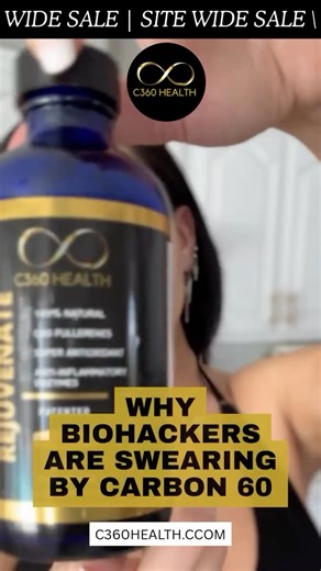 C360 Health on Instagram: "Carbon 60 is a form of carbon with unique anti-aging and antioxidant properties. Popularly known as a “Super Antioxiant,” Carbon 60 has been making its way around the Biohacking community, and making waves with its numerous benefits, including: 1. Increased energy levels: Studies have shown that C60 could potentially increase energy levels, allowing people to stay active longer. 2. Reduced oxidative stress: Carbon 60 has been found to be a powerful antioxidant, meaning