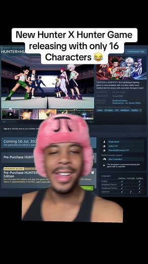 New Hunter X Hunter Game Features 16 Playable Characters