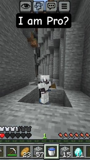 I am pro? #minecraft #mlg #shorts