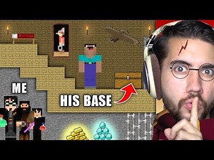 How Long Can I Hide Under Someones Staircase Before They Notice? | Minecraft Home Invasion E6