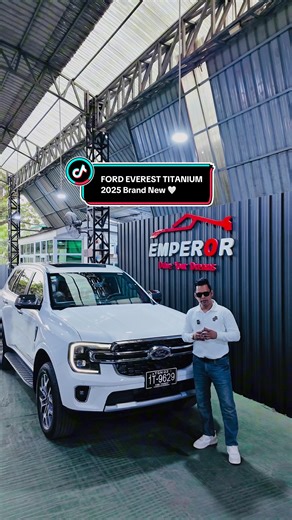 ⚡ENGINE POWER 2.0 Bi Turbo Diesel အင်ဂျင် ရဲ့ အကြမ်းဆုံး Performance ကြောင့်မောင်းနှင်ရာမှာ Smooth ဖြစ်ပြီး First Impression မှာတင် ခန့်ညားမှု အပြည့်အဝ ပေးနိုင် တဲ့ Titanium Grade တို့ရဲ့ ပေါင်းစပ်မှု အမိုက်စား FORD EVEREST TITANIUM 2025 Brand New 🤍🤍 FORD EVEREST TITANIUM 2025 REVIEW ⚡🤍 အမိုက်စားမေတ္တာလက်ဆောင်လေးတွေလဲ ပေးဖို့ရှိသေးတာမလို့ EMPEROR မှာ အမြန်ဆုံးလာရောက်ဝယ်ယူလိုက်ပါ❤️ ✨ကားရှယ်အမိုက်စားတွေကို အသင့်တော်ဆုံးစျေး အကောင်းဆုံးဝန်ဆောင်မှုတွေနဲ့အတူ EMPEROR မှာစိတ်အေး ချမ်းသာစွာနဲ့ ကြည့်ရ