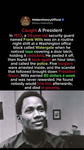 The Security Guard Who Brought Down A President #history