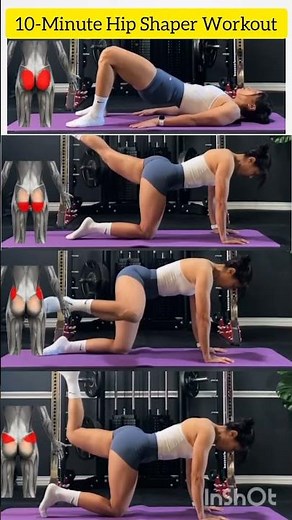 10-Minute Hip Workout At Home