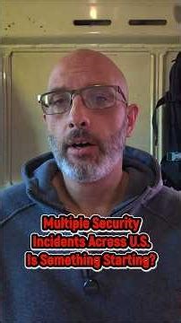 Multiple Security Incidents Across U.S. Is Something Starting?