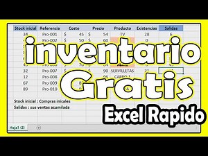 Como hacer un control de inventarios en Excel que tache el producto - comoconfigurar