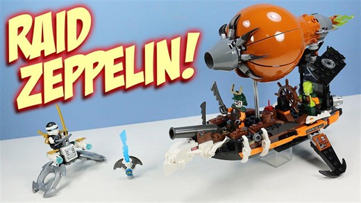 Lego Ninjago Raid Zeppelin Set 70603 Fast Build Review