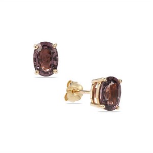 Burmese Spinel Earrings in 9K Gold 2cts