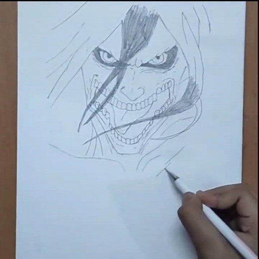 How to Draw Titan Eren | Step by Step | Attack on Titan #eren #tutorialsdrawing #art