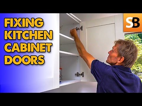 How to Fix Wonky Kitchen Cabinet Doors