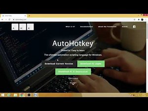 Downloading and Installing Autohotkey