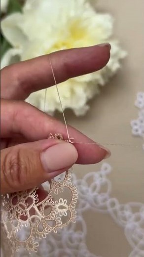 #tattingdesign #weaving #tatting #frivolite