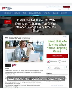 You ❤️ shopping online. We ❤️ saving you . It’s a perfect match! Add our new AAA Discounts web extension & you’ll never miss a chance to save when you’re shopping online. https://sm.aaa/3896d | AAA The Auto Club Group | Facebook