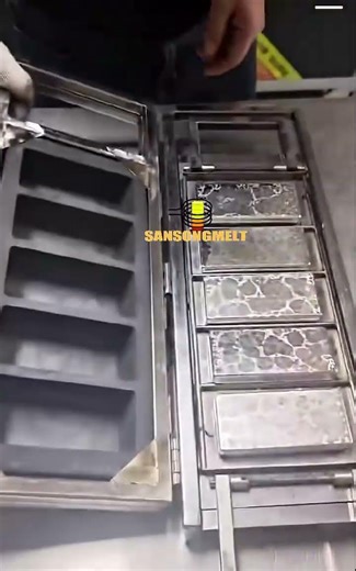 SanSongMelt- Mint Bars Coins Machine Logo Stamping Machine