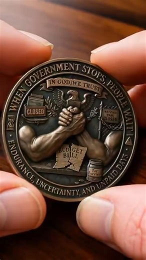 ⚪ U.S. Government Shutdown Commemorative Coin – Honor History,...