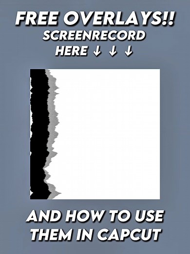 Free Overlays for Editing in CapCut
