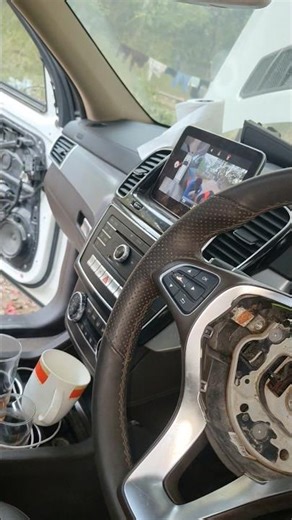 Mercedes Benz GLS 350 camera 360 not working wiring problem #shortvideo