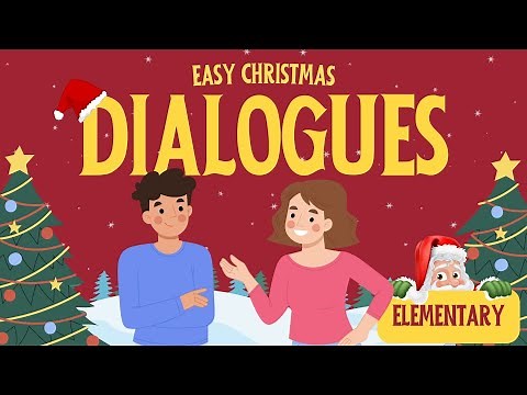 Easy Christmas Dialogues | Learn English Conversations | Elementary ESL English