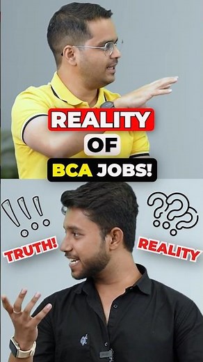 💥Reality of BCA Jobs & Salary🤑 After BCA Jobs? IPU BCA Student Interview! #shorts #bca #bcacourse