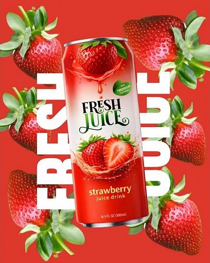 We Create Eye-Catching Juice Ads in Canva | Paid Service