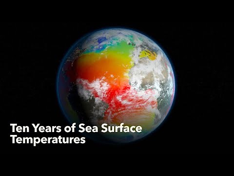 Animated Maps: Ten Years of Sea Surface Temperatures