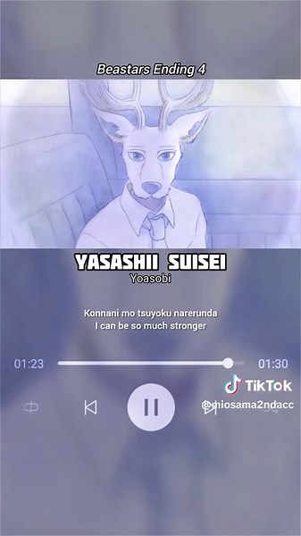 Yasashii Suisei by Yoasobi - Beastars Ending 4