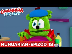 Gummy Bear Show HUNGARIAN • E18 "BETEG NAP" Gumimaci - Gummibär And Friends