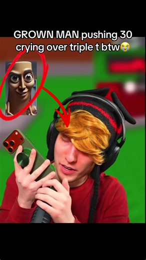 TRIPLE T#triplet #tungtungtungsahur #trend #kreekcraft #xyzbca | Kreek Craft Crying Over Triple T
