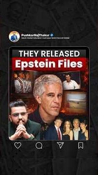They Released Epstein Files!