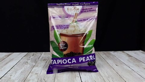 Fusion Select Tapioca Pearl - Black Sugar Flavor Quick Cook Tapioca, DIY Boba, Ready in 5 Minutes, Boba Pearls, Bubble Tea Pearl, Milk Tea Topping, Net Weight 8 Ounce Asmr Food
