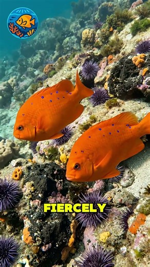 The Brightest Fish in the Pacific – Garibaldi Damselfish