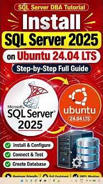 Install SQL Server 2025 on Ubuntu 24.04 LTS Step-by-Step Full Guide 🚀 #sqlserver #ubuntu #linux