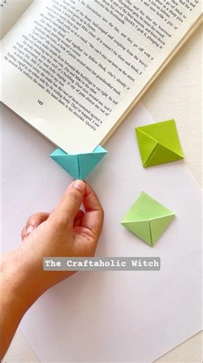 easy origami bookmark | origami for beginners | paper bookmark | bookmark making | paper craft | diy