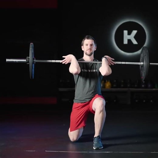 Front Rack Lunge - Barbell