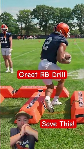 Running Back Bag Drill! #football #footballdrills