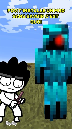 Les mod... #animation #humour #minecraft #modminecraft