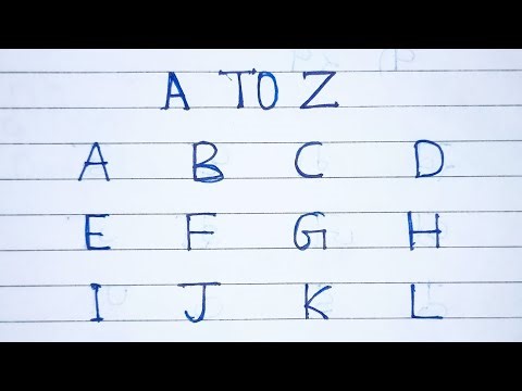 A to Z Alphabet Capital Letter | Abcd Learning Video | Abcd Phonic | Abcd Writing #abcvideos #viral