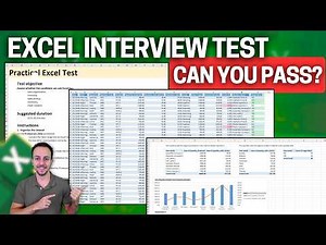 How to Pass an Excel Test for a Job Interview (Step by Step)